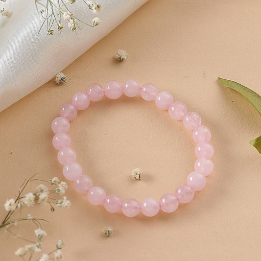 Rose Quartz Bracelet - 8mm
