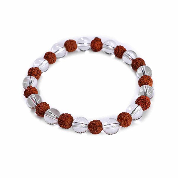 Rudraksha Crystal Bracelet